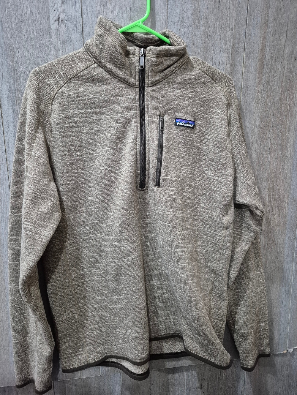 Patagonia Better Sweater Men's (Size L) Knit Fleece Brown Pullover 1/4 Zip
